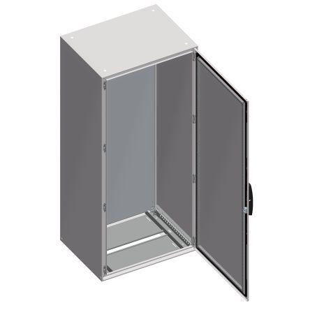 Schneider Electric NSY Series Galvanised Steel Single-Door-Door Floor Standing Enclosure, Opaque Door, IP55, 1800x800mm