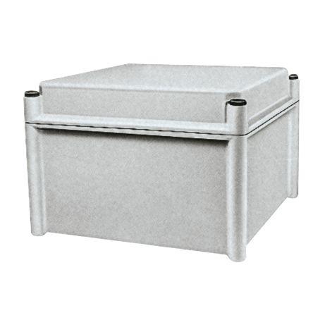 Schneider Electric Thalassa PLS Series Grey Fibreglass Reinforced Polyester Enclosure, IP65, IK09, Grey Lid, 360 x 360