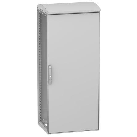 Schneider Electric NSYSFHD Series Steel Double-Door-Door Floor Standing Enclosure, Opaque Door, IP55, 1662 x 600 x 430mm