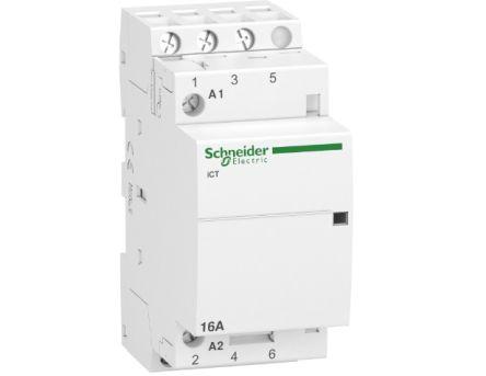 Schneider Electric Acti9 iCT Contactor, 240 V Coil, 3 Pole, 16 A, 1.6W, 3NO