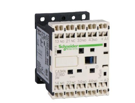 Schneider Electric Control Relay - 4NO, 10 A Contact Rating, 24 Vdc, 4PST, TeSys