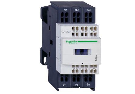 Schneider Electric TeSys D Contactor, 24 V Coil, 3 Pole, 32 A, 7.5 kW, 3NO