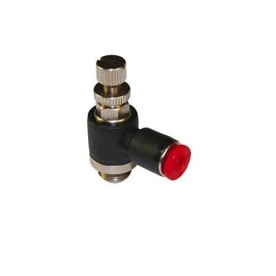 Norgren Pneutic C Series Threaded Flow Controller, 12mm Tube Inlet Port x 12mm Tube Outlet Port