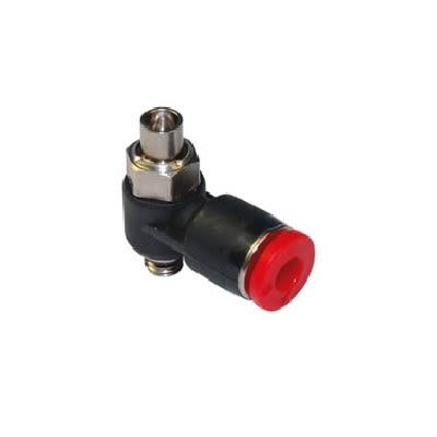 Norgren Pneutic C Series Threaded Flow Controller, 4mm Tube Inlet Port x 4mm Tube Outlet Port