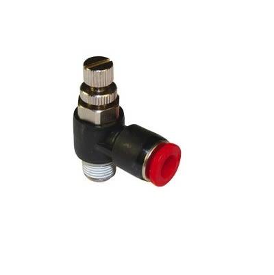 Norgren Pneutic C Series Threaded Flow Controller, 4mm Tube Inlet Port x 4mm Tube Outlet Port