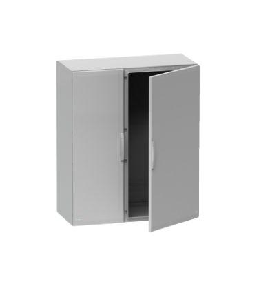 Schneider Electric NSYPLA Series Double-Door-Door Floor Standing Enclosure, IP65, 1000 x 1000 x 420mm