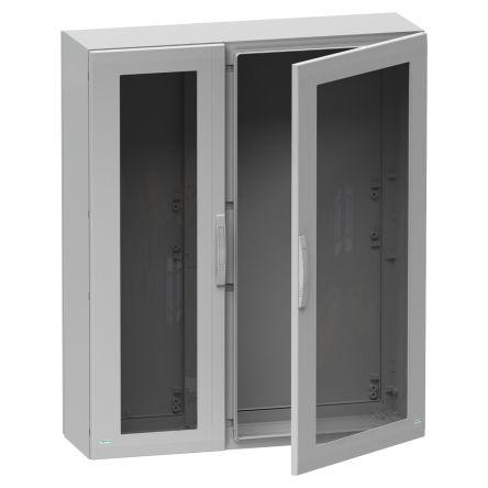 Schneider Electric NSYPLA Series Double-Door-Door Floor Standing Enclosure, IP65, 1000 x 1000 x 420mm