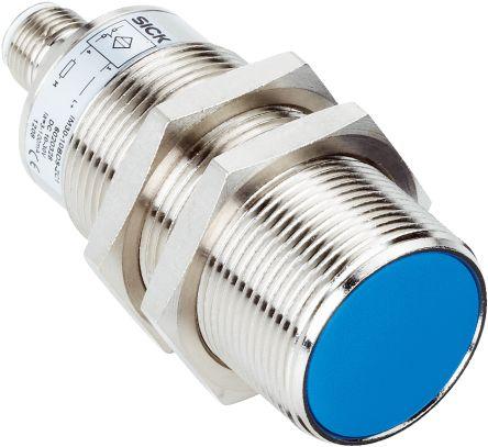 Sick Inductive Barrel-Style Proximity Sensor, M30, 10 mm Detection, Normally Closed Output, 20-250 V ac/dc,
