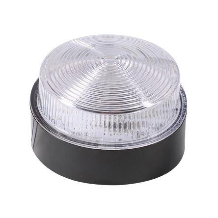 LED Beacon 10-100VDC STEADY/FLASH AMBER