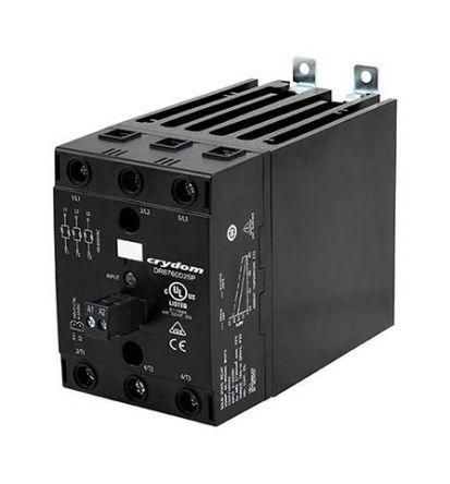 Sensata/Crydom DR67 Series Solid State Relay, 25 A Load, DIN Rail Mount, 600 V ac Load, DR6760A25P