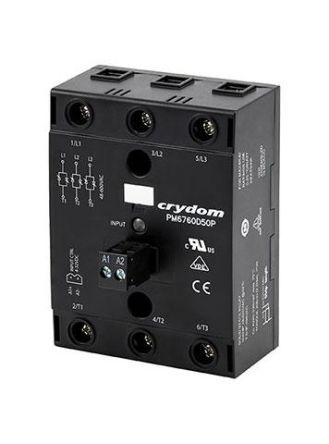 Sensata/Crydom PM67 Series Solid State Relay, 25 A Load, Panel Mount, 600 V ac Load, PM6760A25P