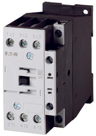 Eaton Contactor, 400 V Coil, 3 Pole, 32 A, 15 kW, 1NO