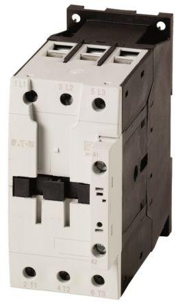 Eaton Contactor, 220 V Coil, 3 Pole, 72 A, 37 kW, NO