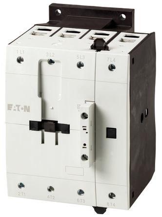 Eaton DILM Contactor, 400 V Coil, 4 Pole, 170 A, 63 kW