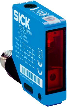 Sick Background Suppression Photoelectric Sensor, Rectangular Sensor, 50 - 290 mm Detection Range