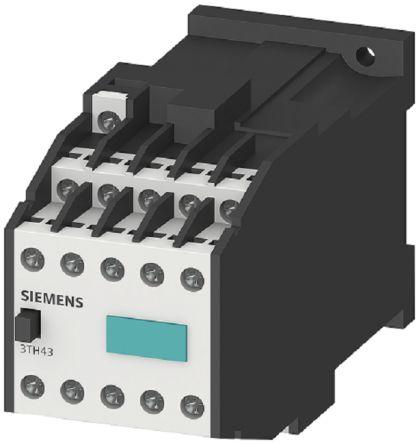 Siemens Contactor Relay -, 10 A Contact Rating, 24 V dc, Auxiliary Contactor