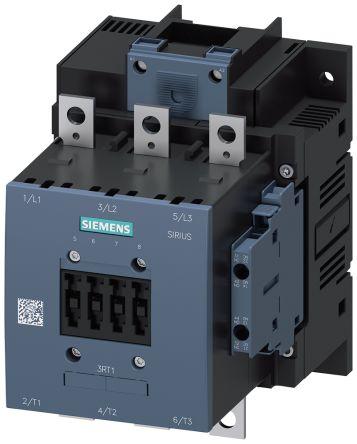 Siemens SIRIUS Contactor, 400 V ac Coil, 3 Pole, 115 A, 55 kW, 3NO