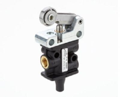 RS PRO Roller Lever 3/2 Pneumatic Control Valve super X Mechanical 3/2 valve Series, G 1/8, 1/8in, III B