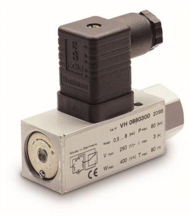 RS PRO Pressure Switch, G1/4 -1bar to 80 bar