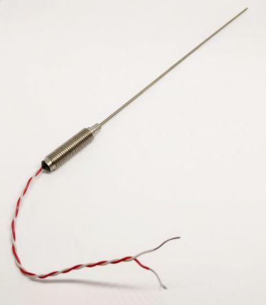 RS PRO Type K Thermocouple 150mm Length, 1mm Diameter → +750°C