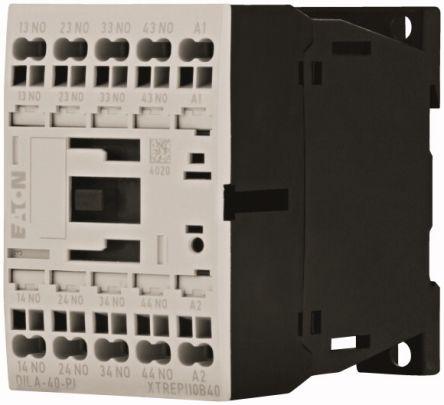 Eaton DILA relays Contactor Relay, 240 V ac Coil, 4 A, 4 NO