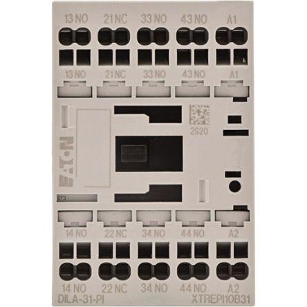 Eaton DILA relays Contactor Relay, 240 V ac Coil, 4 A, 1 NC, 3 NO