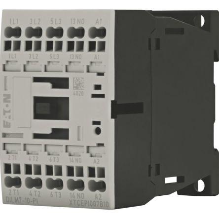 Eaton Contactors Contactor, 24 V dc Coil, 3 Pole, 7 A, 3 kW, 1 NO