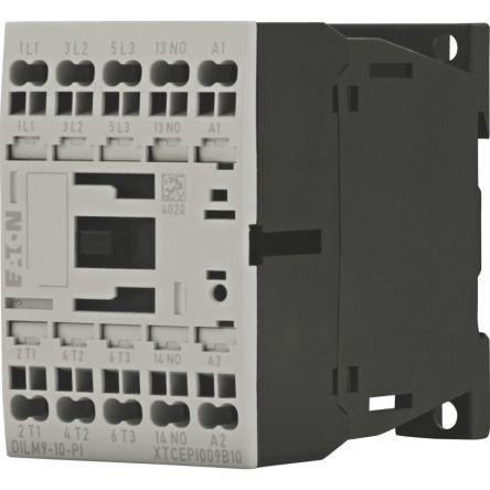 Eaton Contactors Contactor, 24 V dc Coil, 3 Pole, 9 A, 4 kW, 1 NO