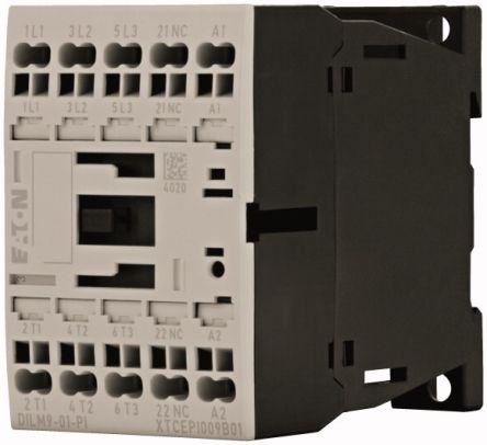 Eaton Contactors Contactor, 24 V ac Coil, 3 Pole, 9 A, 4 kW, 1 NC