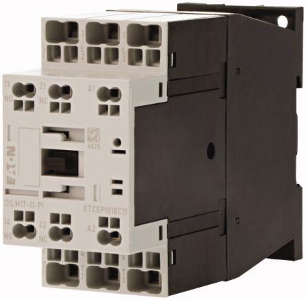 Eaton Contactors Contactor, 240 V ac Coil, 3 Pole, 17 A, 8.3 kW, 1 NC, 1 NO