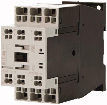 Eaton Contactors Contactor, 120 V ac Coil, 3 Pole, 25 A, 11 kW, 1 NC, 1 NO
