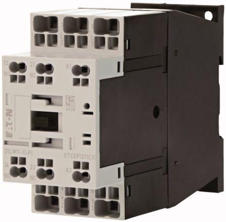 Eaton Contactors Contactor, 230 V ac Coil, 3 Pole, 11 A, 5 kW, 1 NC, 1 NO