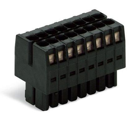 WAGO, 3.5mm Pitch, 10 Way, Pluggable Terminal Block, Plug, 713-1105