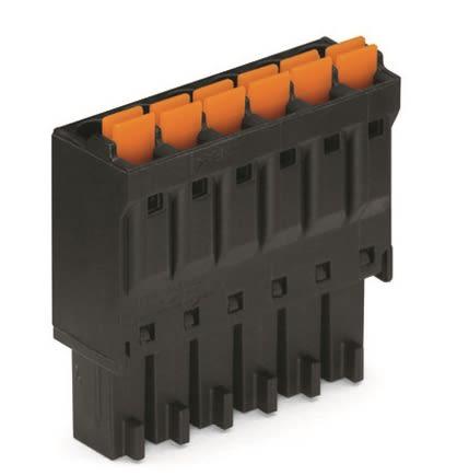 WAGO, 3.5mm Pitch, 3 Way, Pluggable Terminal Block, Plug, 714-103