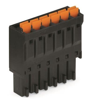 WAGO, 3.5mm Pitch, 8 Way, Pluggable Terminal Block, Plug, 714-108