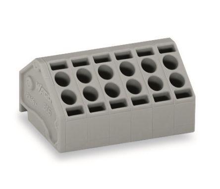WAGO PCB Terminal Block, 2-Contact, 5mm Pitch, PCB Mount, 1-Row