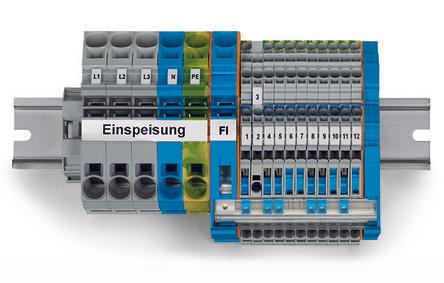 WAGO821-104 TOPJOB S subdistribution board set - 821 Series Distribution Unit