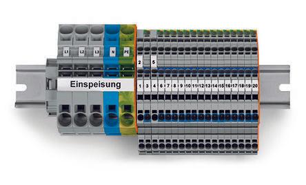 WAGO821-123 TOPJOB S FI/LS main distribution board - 821 Series Distribution Unit