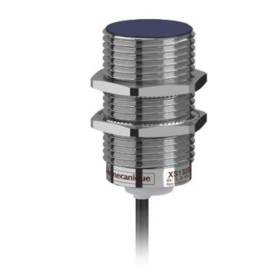 Telemecanique Sensors Inductive Barrel-Style Inductive Proximity Sensor, M30 x 1.5, 15 mm Detection, NPN Output, 24 V