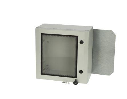 Fibox Polycarbonate Wall Box, IP66, 400 mm x 400 mm x 210mm
