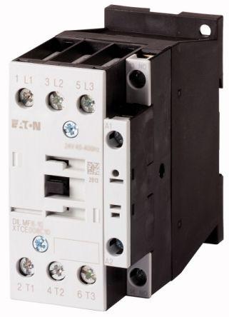 Eaton DILM Contactor, 48 V Coil, 3 Pole, 3.5 kW, 1N/O