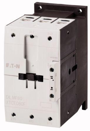 Eaton DILM Contactor, 220 V ac, 230 V ac Coil, 3 Pole, 17 kW, 1NC