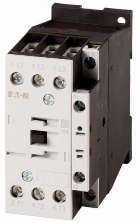 Eaton DILM Contactor, 220 V ac, 230 V ac Coil, 3 Pole, 11 kW, 1NC