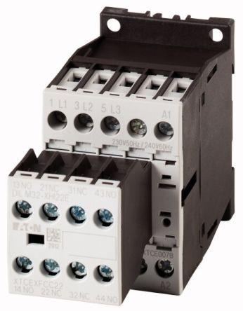 Eaton DILM Contactor, 220 V ac, 230 V ac Coil, 4 Pole, 75 kW