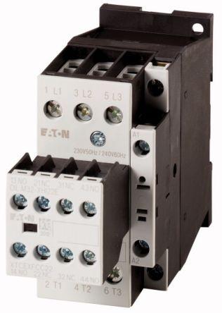 Eaton DILM Contactor, 240 V Coil, 3 Pole, 14 kW