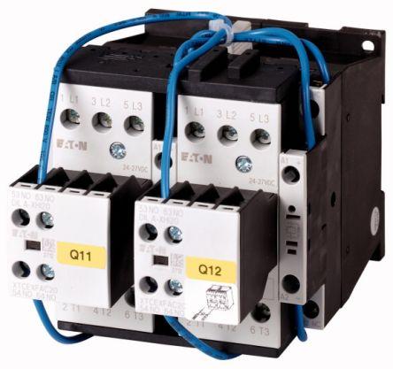 Eaton DIUL Reversing Contactor, 24 V Coil, 14 kW, 6NO