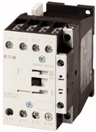 Eaton DILM Contactor, 220 V ac, 230 V ac Coil, 3 Pole, 14 kW, 1NC