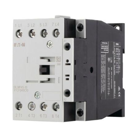 Eaton DILM Contactor, 230 V Coil, 4 Pole, 14 kW, 1N/O