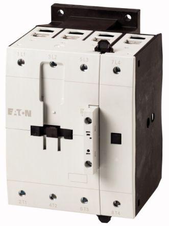 Eaton DILM Contactor, 120 V Coil, 4 Pole, 63 kW