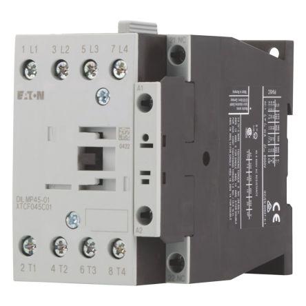 Eaton DILM Contactor, 230 V Coil, 4 Pole, 14 kW, 1NC